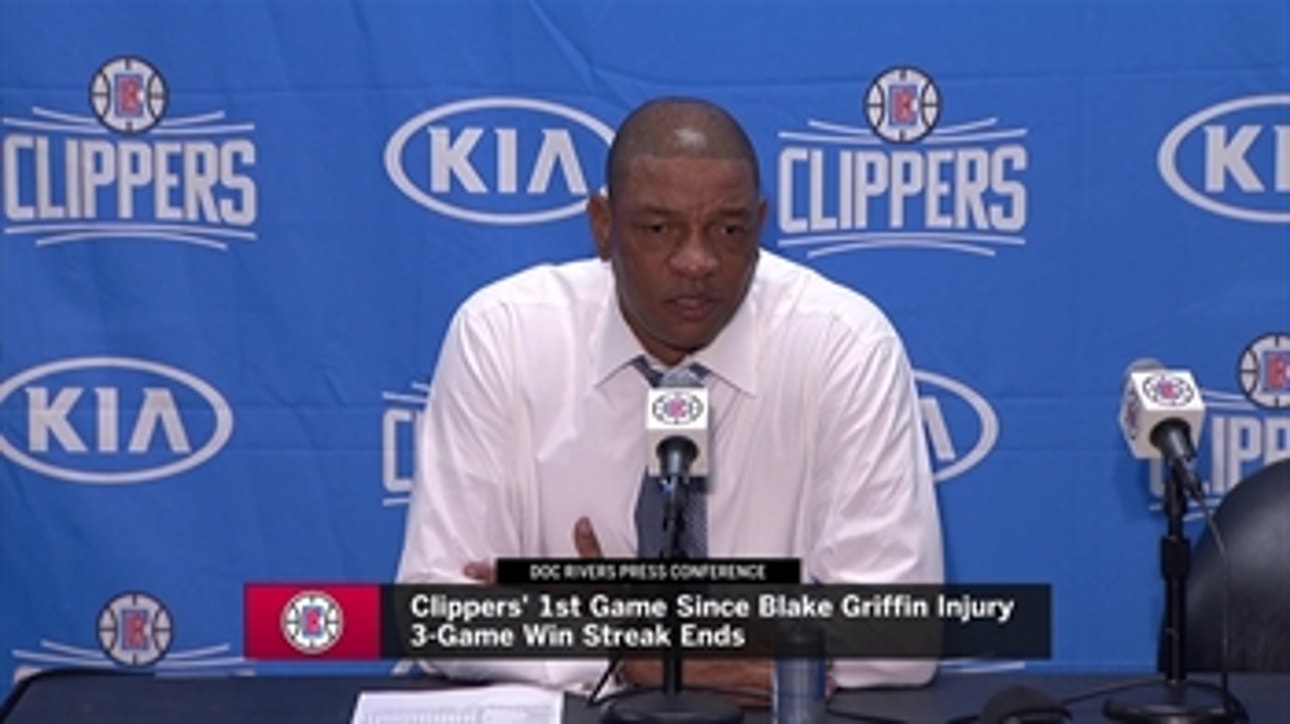 Doc Rivers on the Clippers loss without Blake Griffin