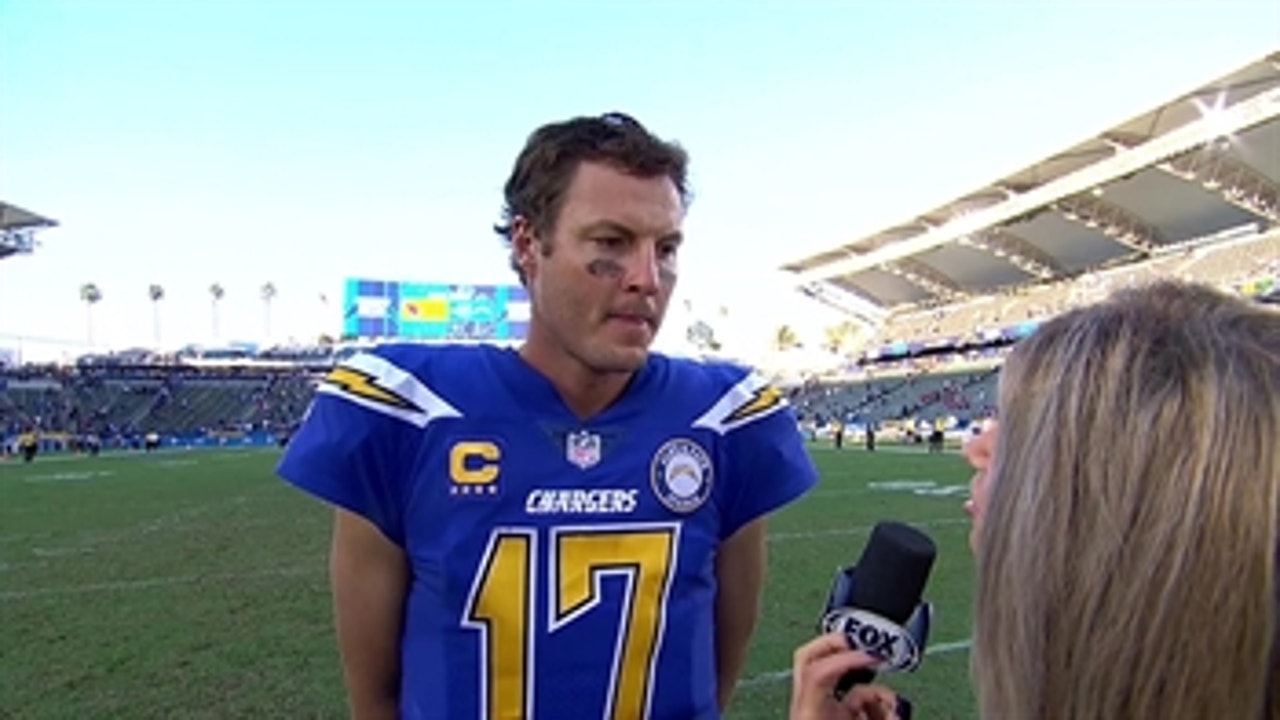 Philip Rivers talks to Laura Okmin about his historic performance against the Cardinals