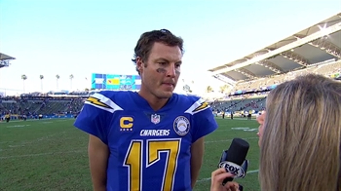 Philip Rivers talks to Laura Okmin about his historic performance against the Cardinals