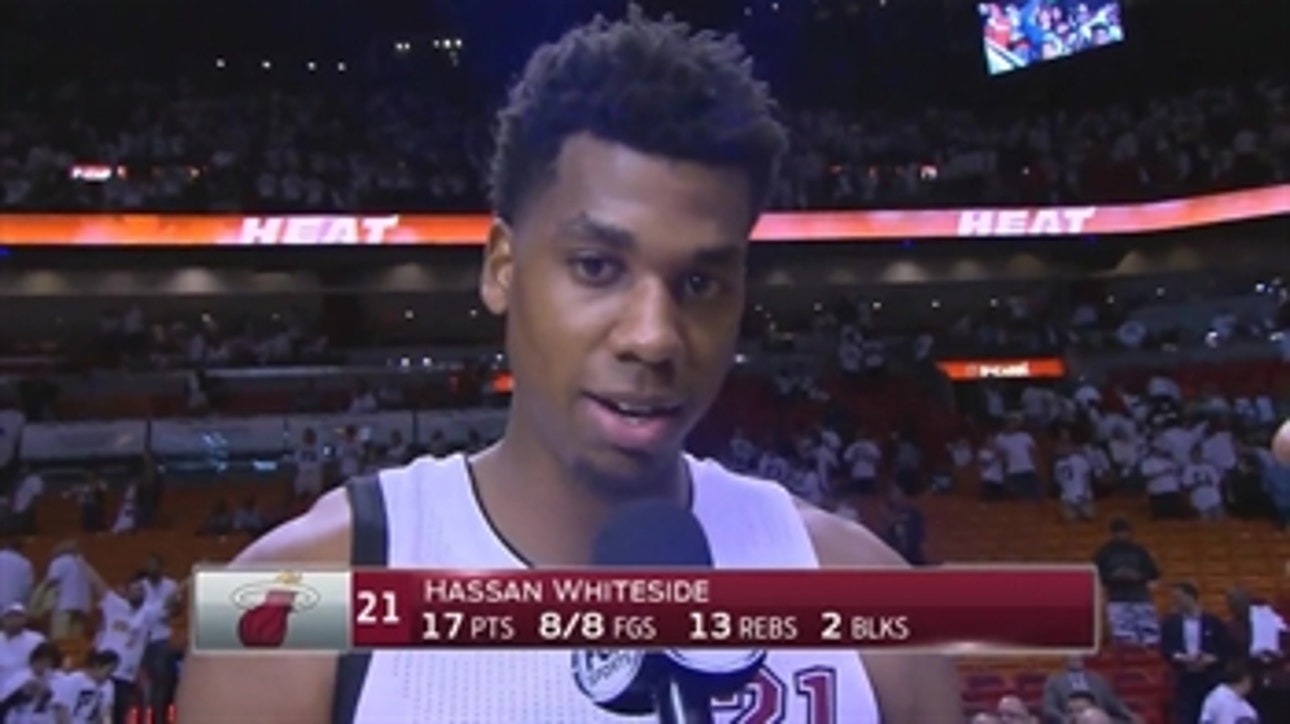 Hassan Whiteside excited to return to hometown after Game 2 win