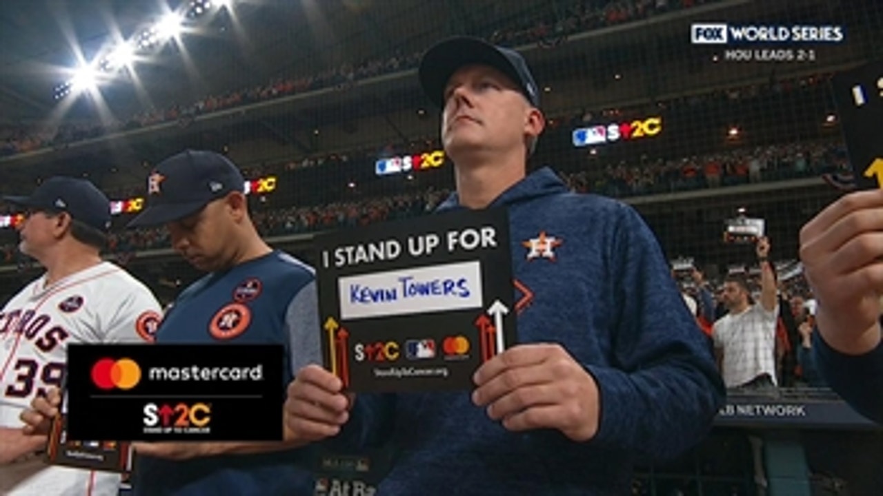 FOX Sports and MLB stand united in the fight against cancer & support Stand Up To Cancer during Game 4 of the World Series