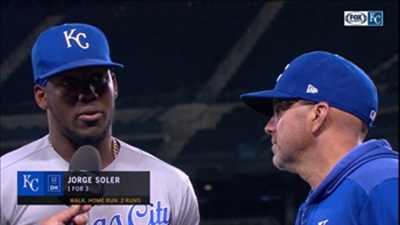 Soler: 'Happy where we are offensively'