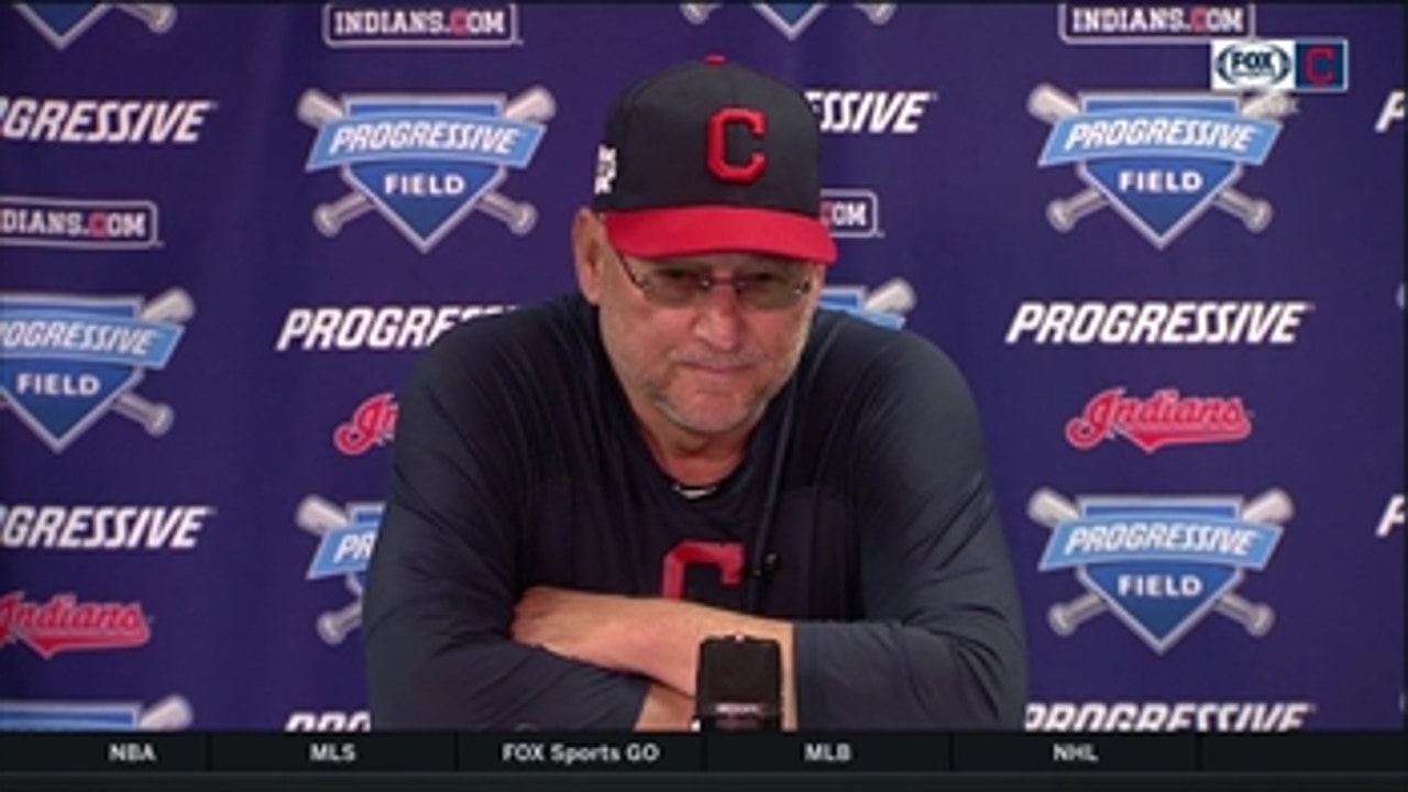 Terry Francona talks about the Tribe's 10-0 loss to Seattle