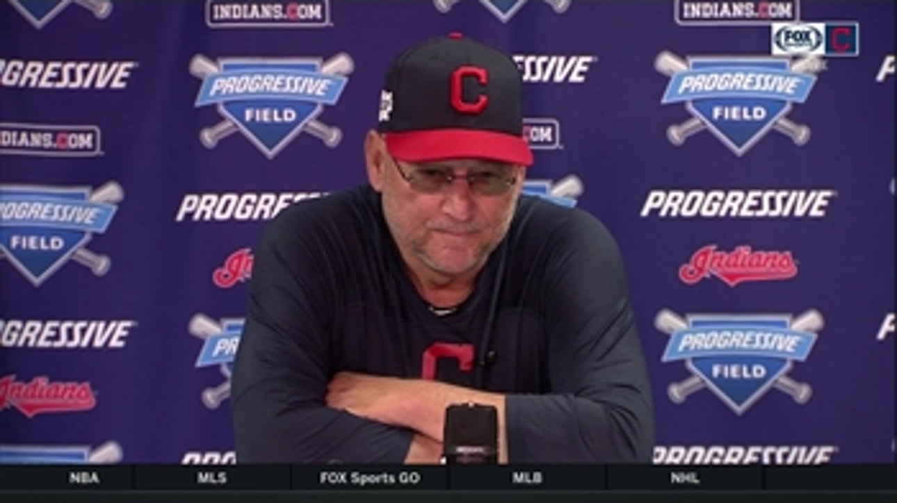 Terry Francona talks about the Tribe's 10-0 loss to Seattle