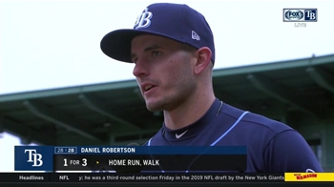 Daniel Robertson highlights his first HR of the year in win over Red Sox