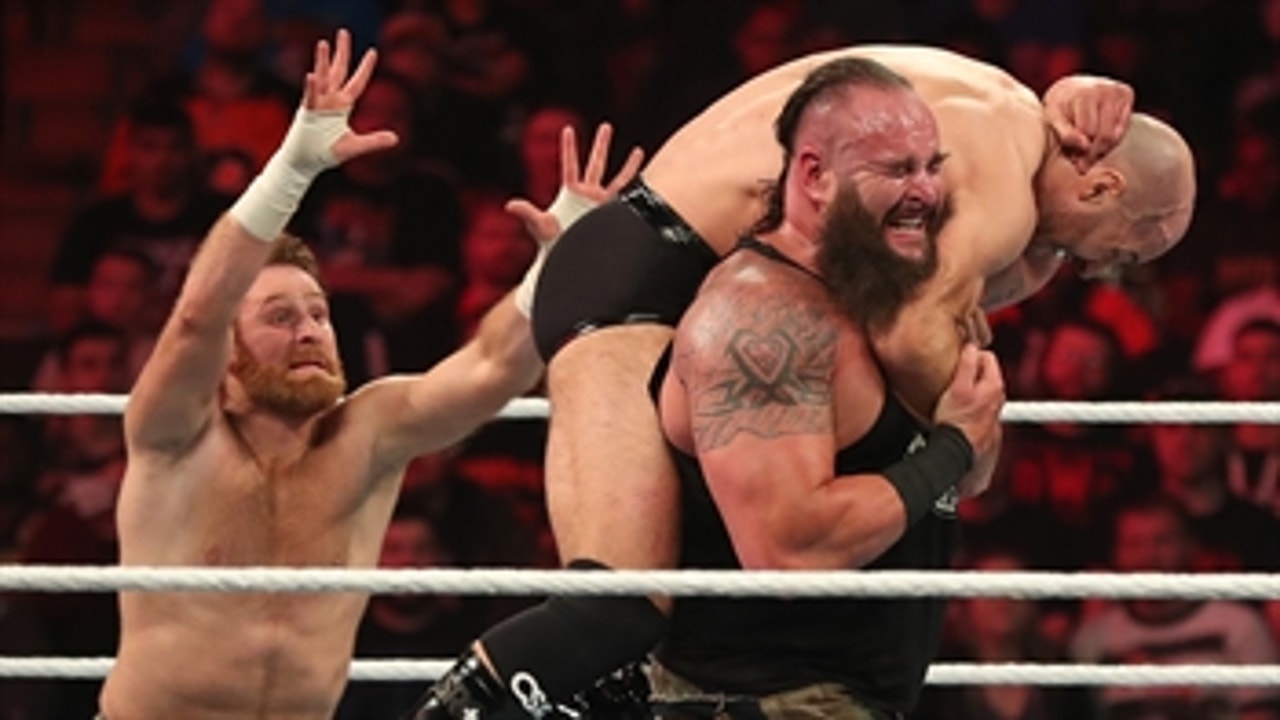 Braun Strowman dismantles Cesaro & Nakamura: WWE Elimination Chamber 2020 (WWE Network Exclusive)