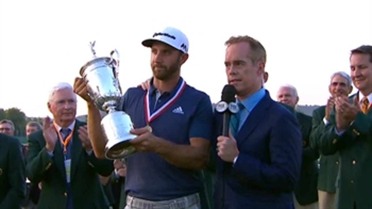 Dustin Johnson didn't let a possible penalty stop him from winning the U.S. Open
