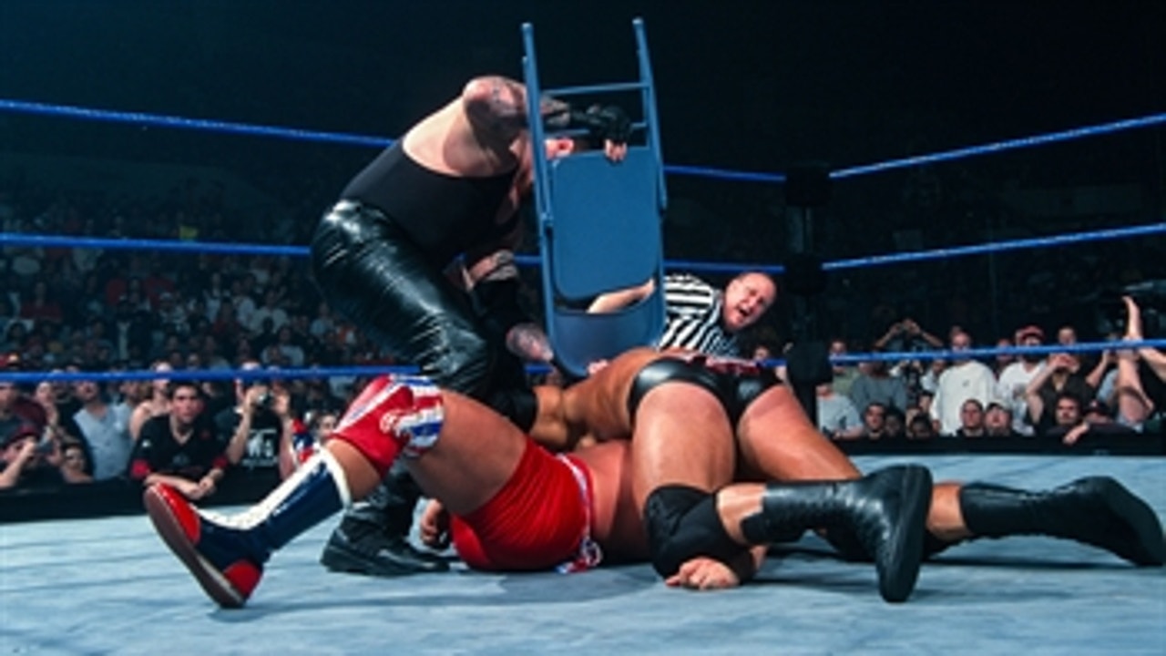 The Rock & Triple H vs. Kurt Angle & Undertaker: SmackDown, Jan. 31, 2002 (Full Match)