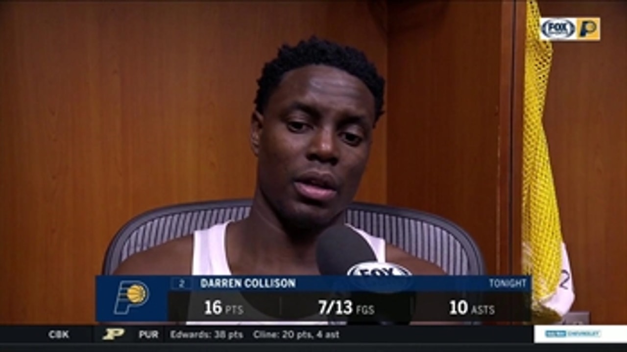 Collison: 'I thought we played much harder than we did previous games'