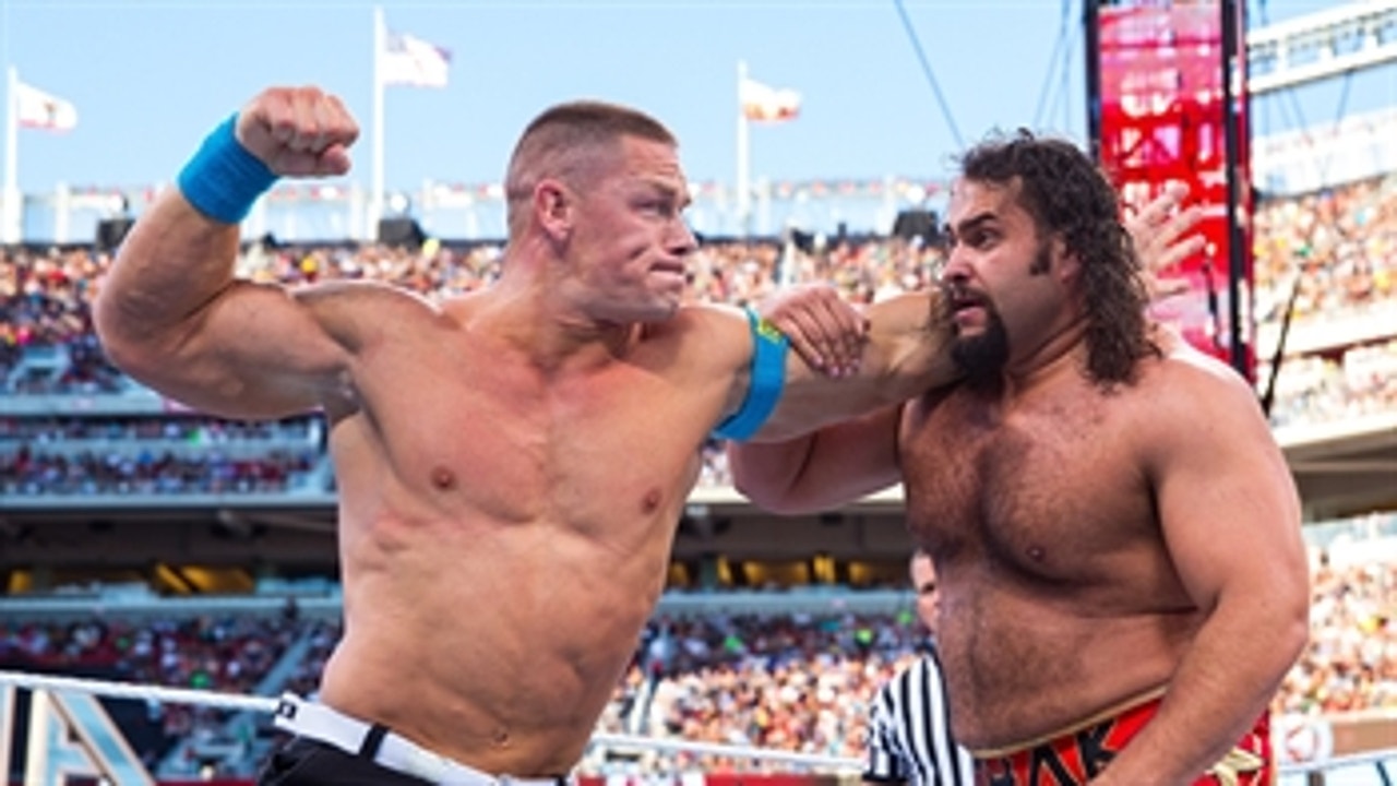 Rusev vs. John Cena - U.S. Title Match: WrestleMania 31 (Full Match)