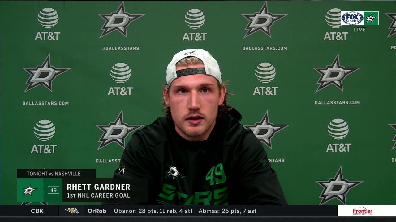 Rhett Gardner: 'All 10 forwards left on the bench tonight did a great job battling'