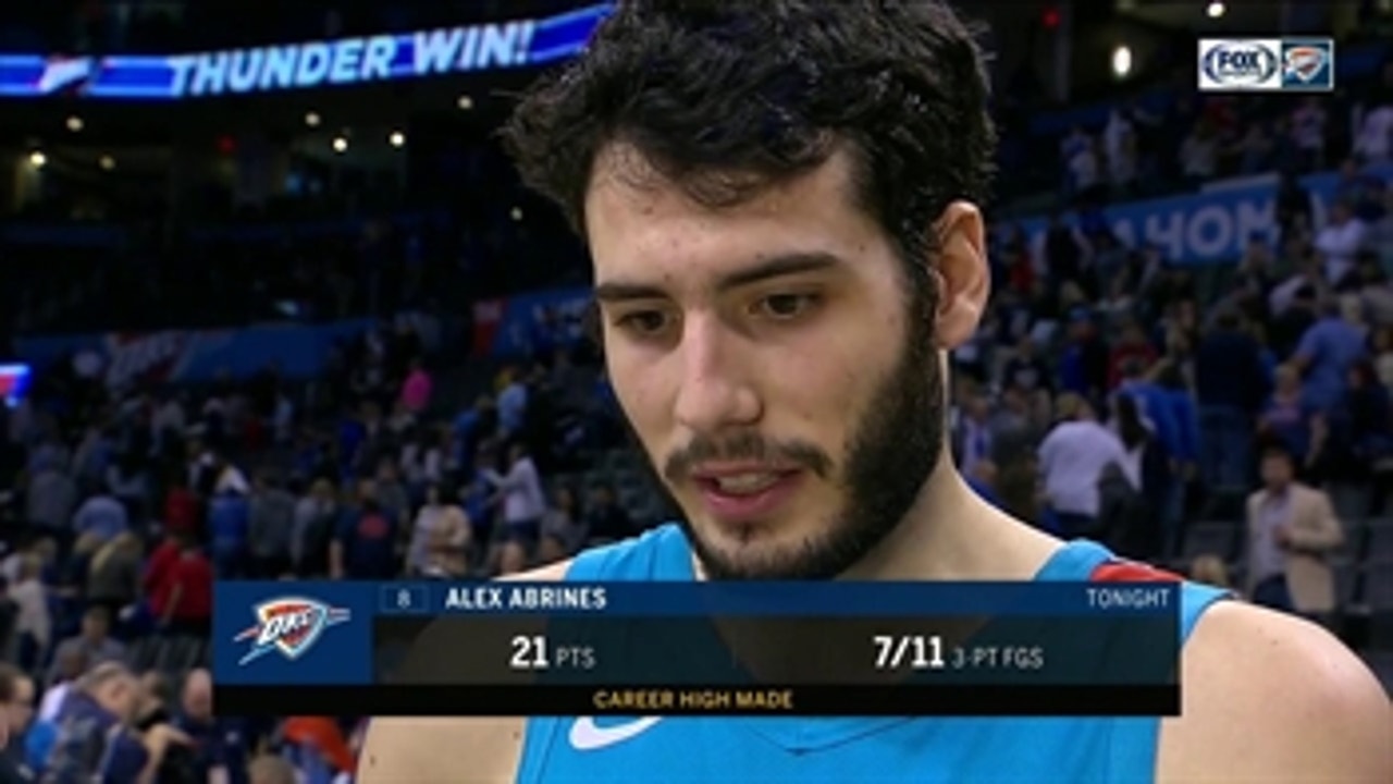 Alex Abrines scored 21 points for OKC in win over ATL