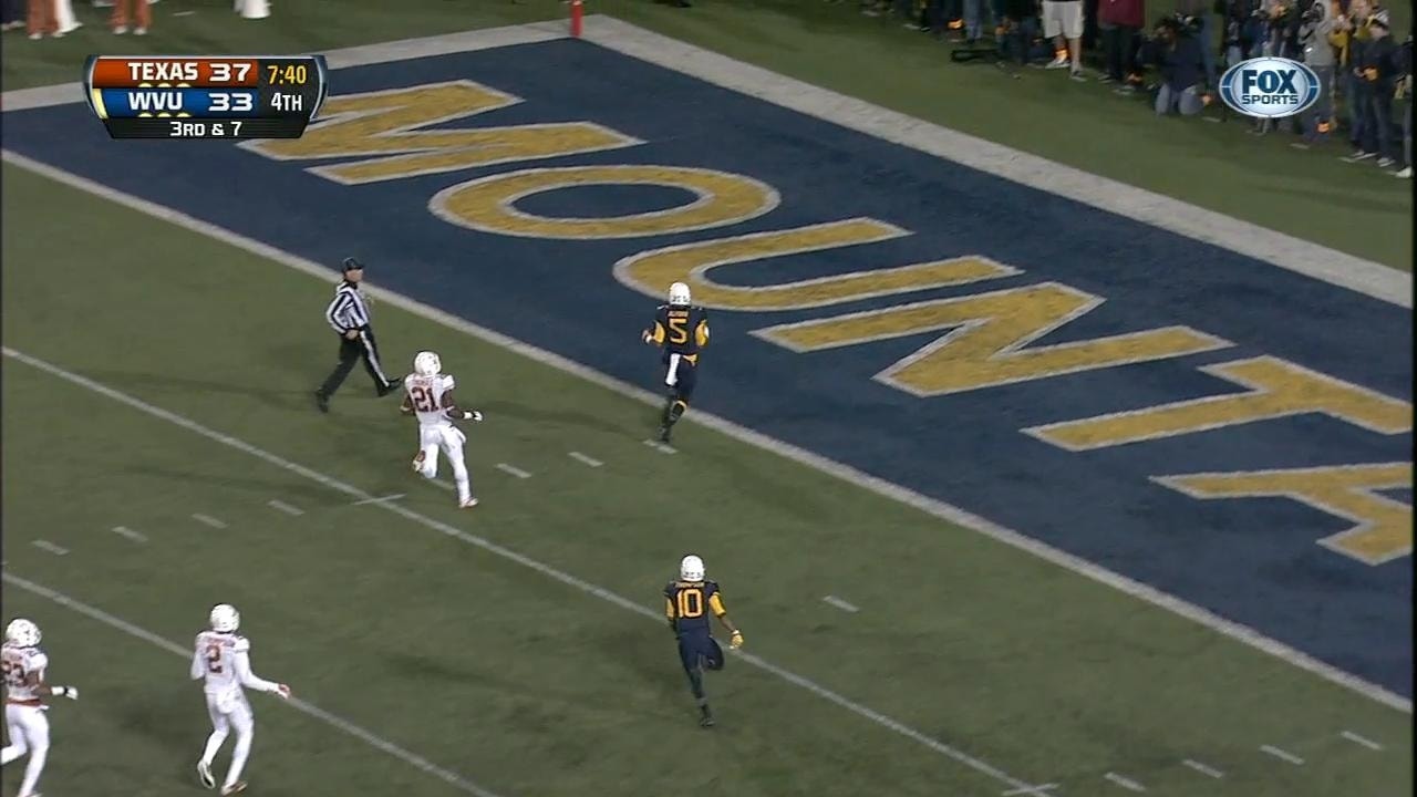 Alford goes 72 yards for WVU TD
