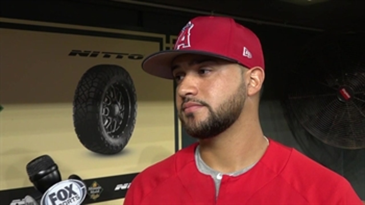 Francisco Arcia happy to be first player to pitch, catch and homer in a game