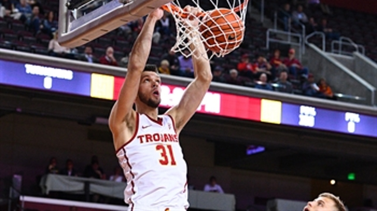 Nick Rakocevic racks up 27 points and 12 rebounds in USC's blowout of Arizona