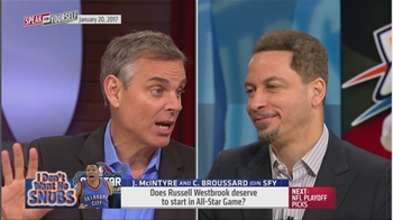 Colin defends the fans' NBA All-Star voting | SPEAK FOR YOURSELF