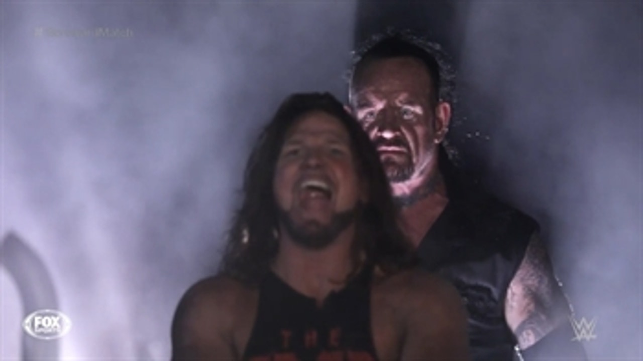 The Undertaker takes on A.J. Styles in a Boneyard Match at WrestleMania 36