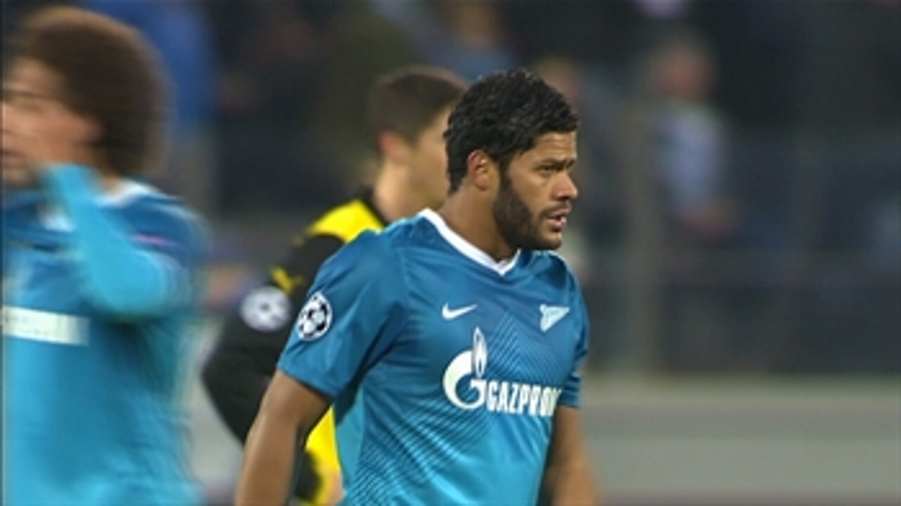 Hulk pulls one back against Dortmund