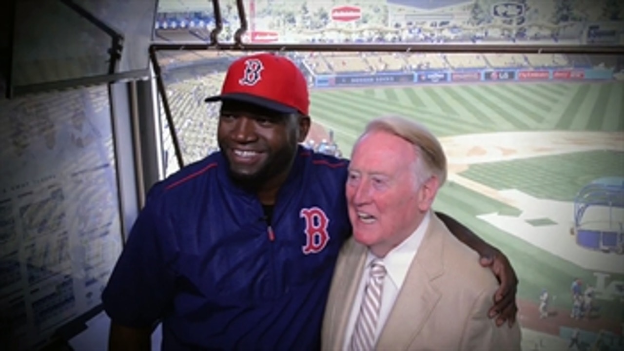 David Ortiz says farewell to Vin Scully