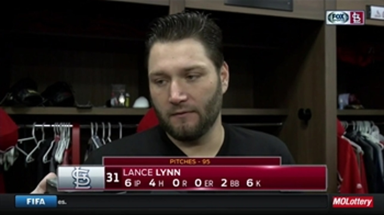 Lance Lynn wishes he was more efficient in Cardinals' victory over Braves