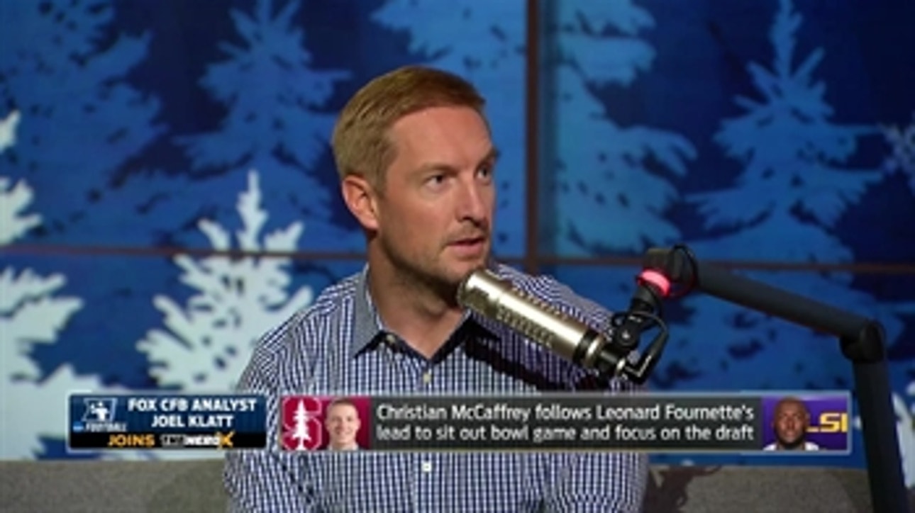 Joel Klatt's full support of McCaffrey and Fournette skipping bowl games ' THE HERD