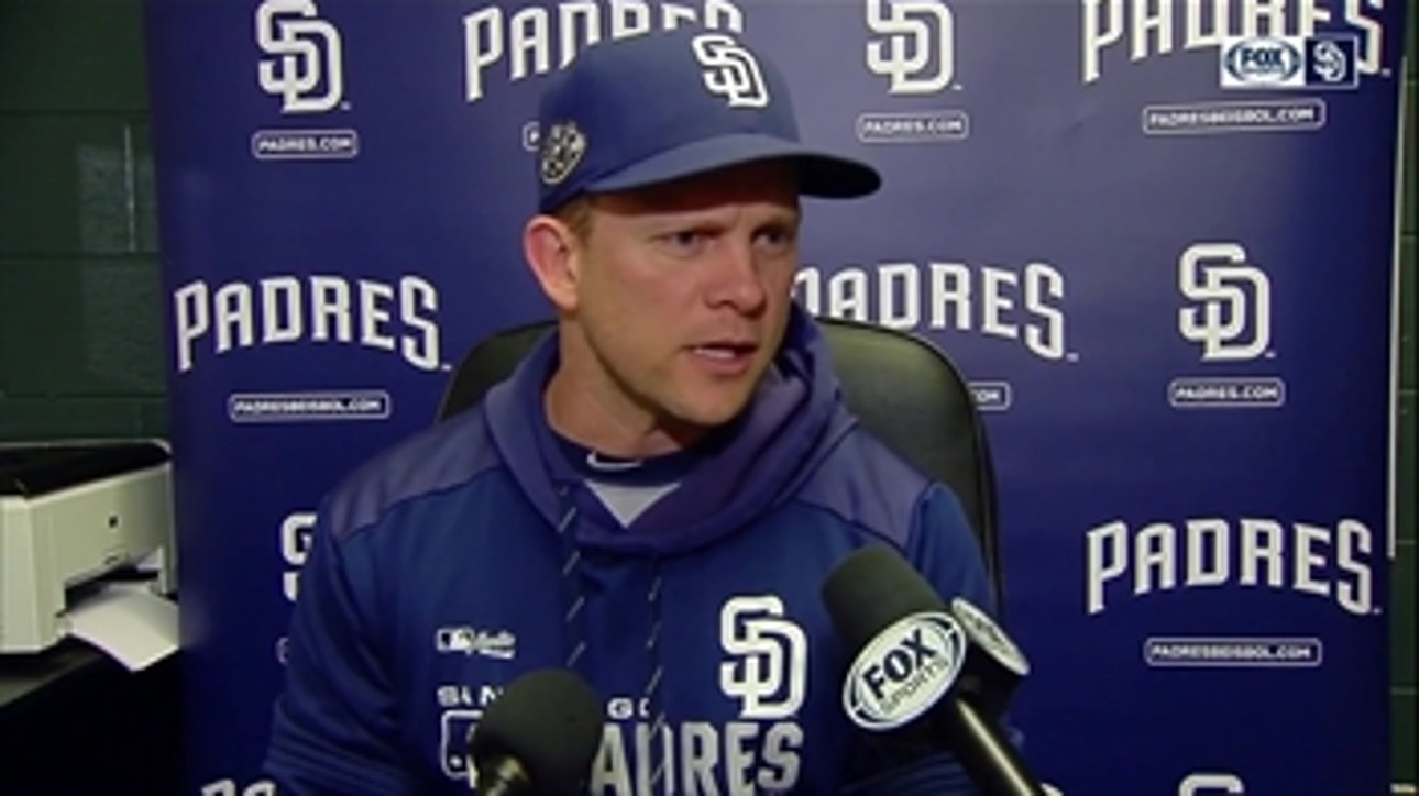 Padres manager Andy Green on the 12-2 loss to the Rockies