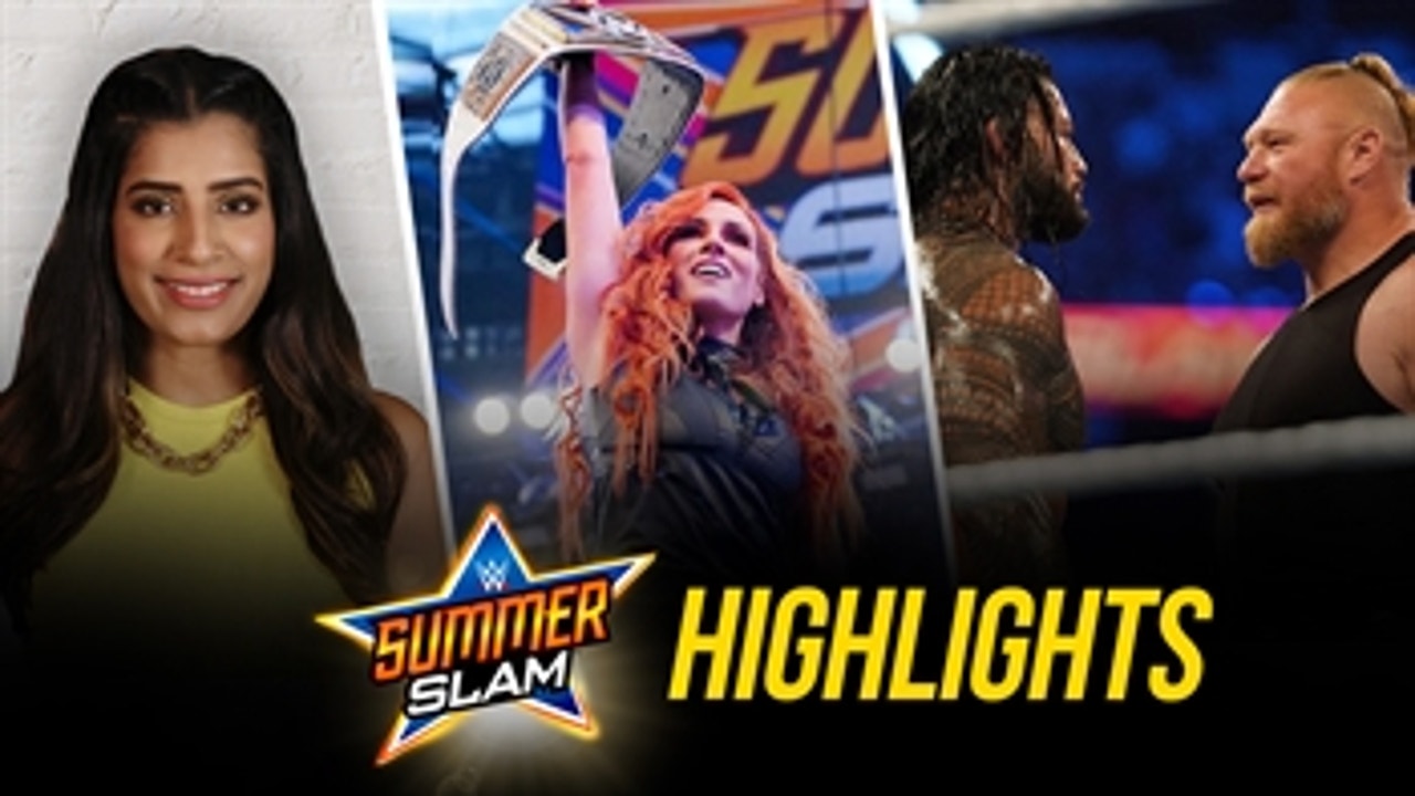 Becky Lynch aur Brock Lesnar ke SHOCKING returns ' SummerSlam 2021 Recap: WWE Now India