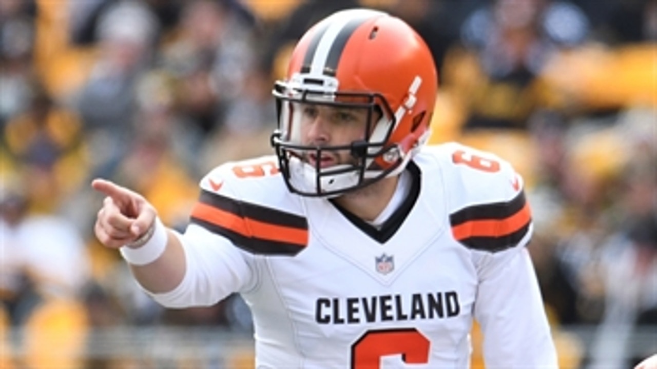 Skip and Shannon discuss Baker Mayfield's comments about playing against Hue Jackson