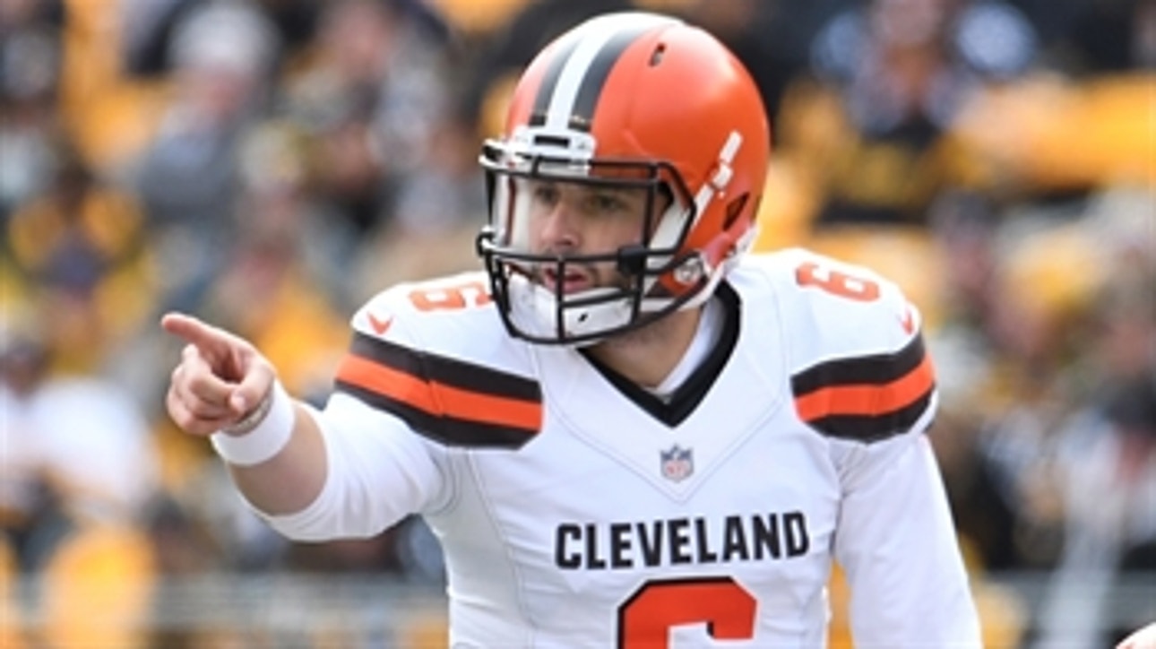 Skip and Shannon discuss Baker Mayfield's comments about playing against Hue Jackson