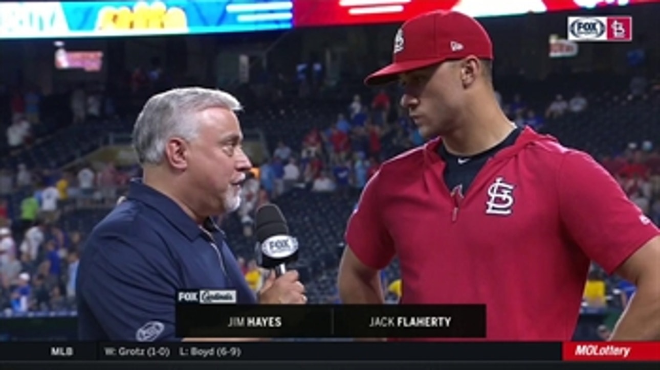 Flaherty on Molina returning: 'It was good to see him back there'