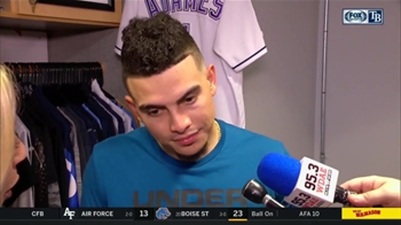 Willy Adames praises teammates after delivering game-winning RBI