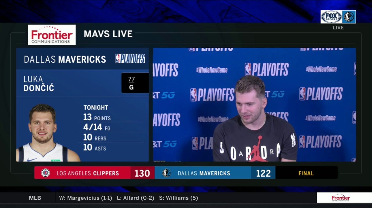 Luka Doncic: 'I want to go back in every time'