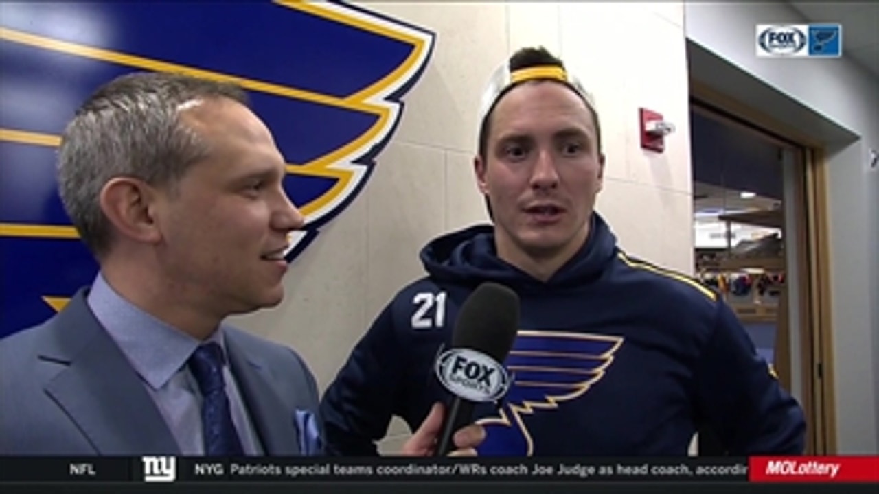 Bozak: Blues 'made it closer than we should've" in win over Sharks