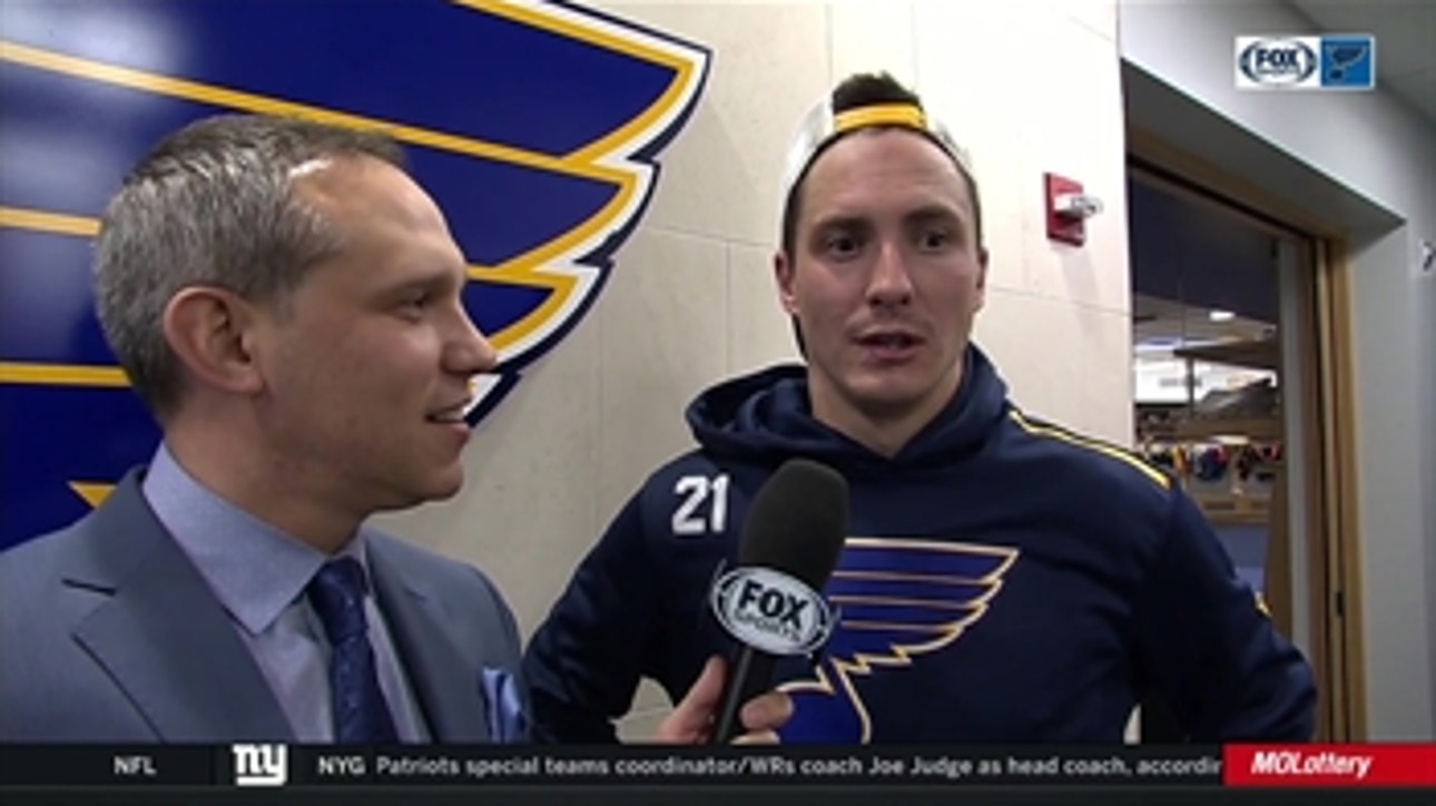 Bozak: Blues 'made it closer than we should've" in win over Sharks