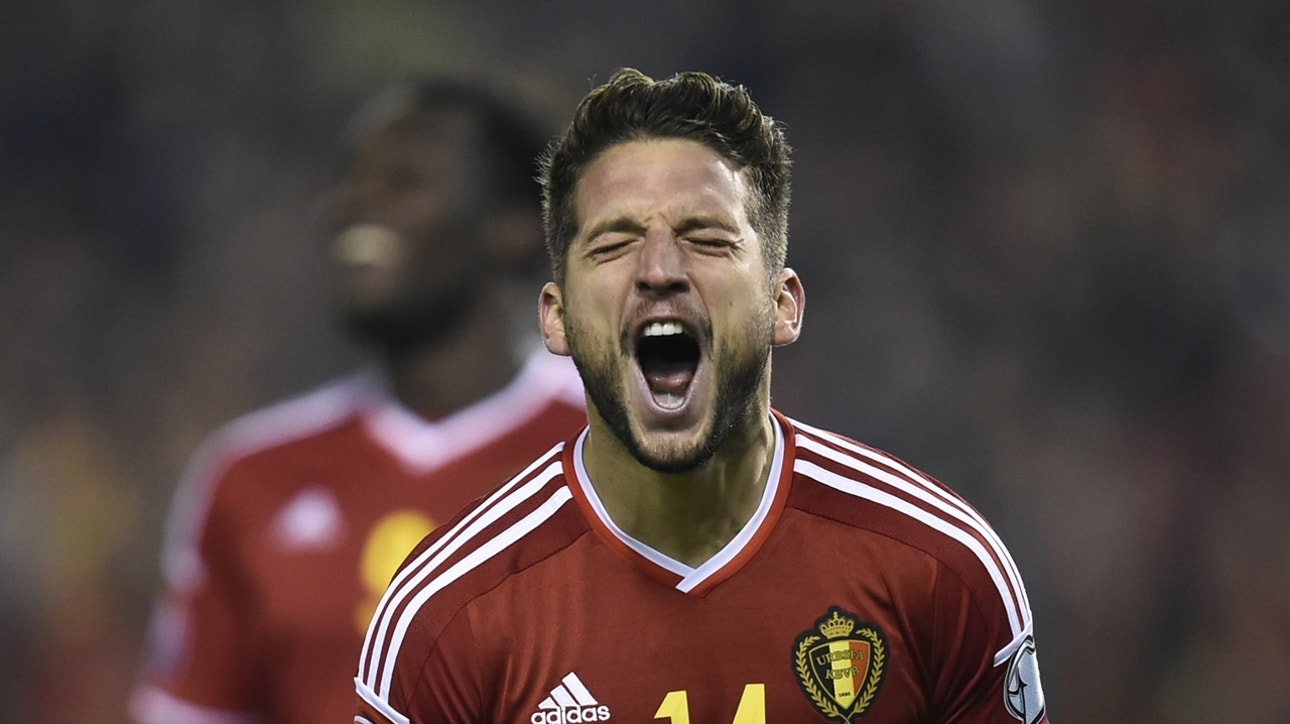 Mertens goal breaks Belgium deadlock against Israel ' Euro 2016 Qualifiers Highlights