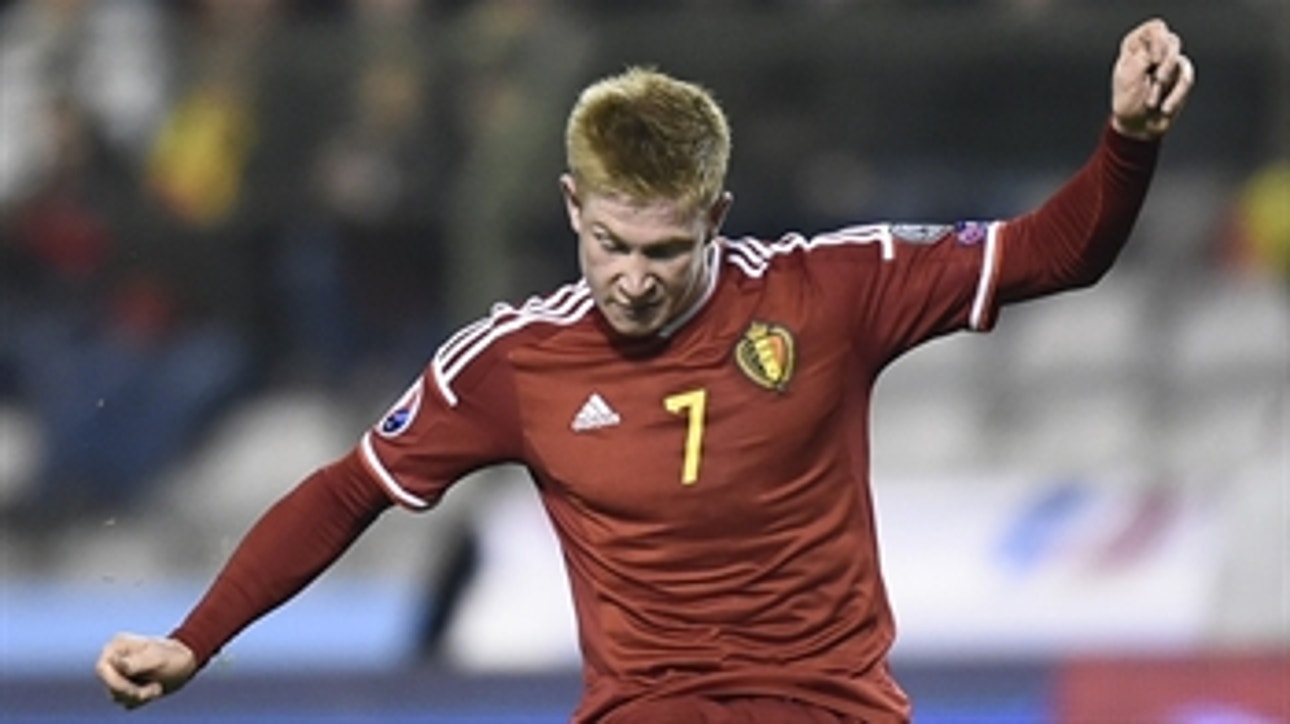 Kevin De Bruyne free kick doubles Belgium advantage ' Euro 2016 Qualifiers Highlights