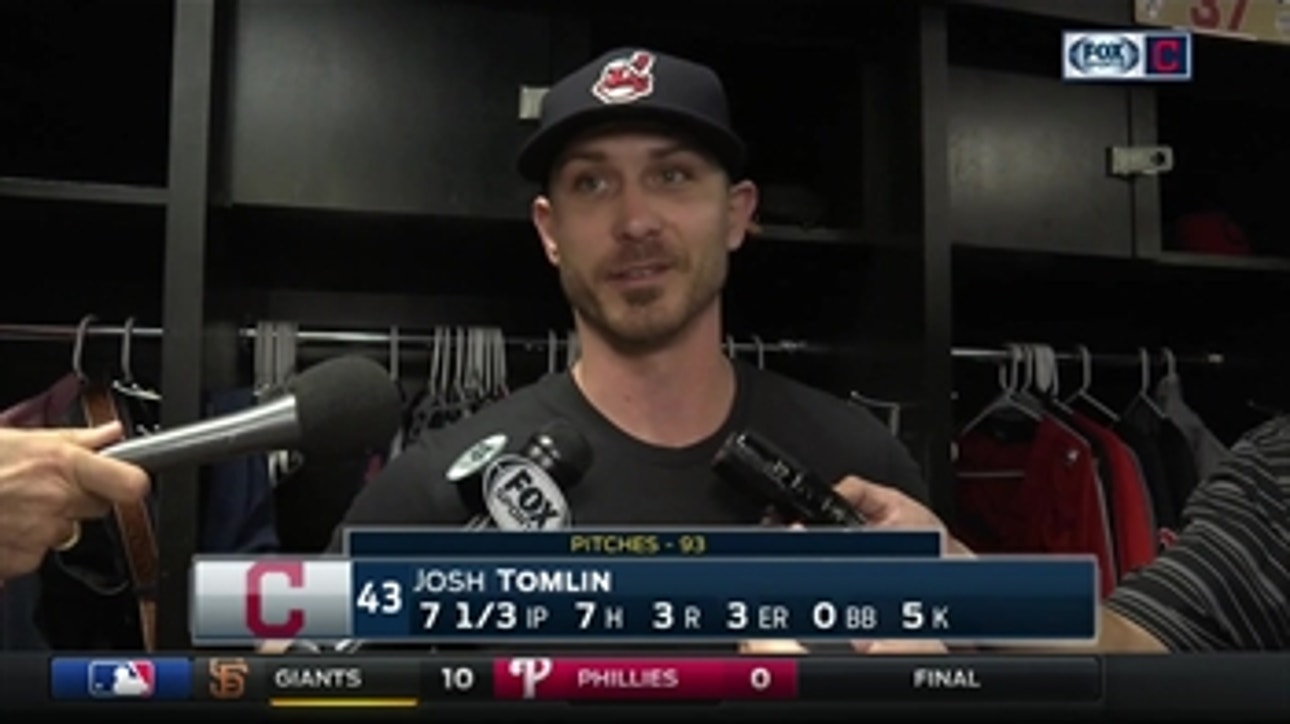 Josh Tomlin on getting 'out-dueled by a pretty good pitcher'