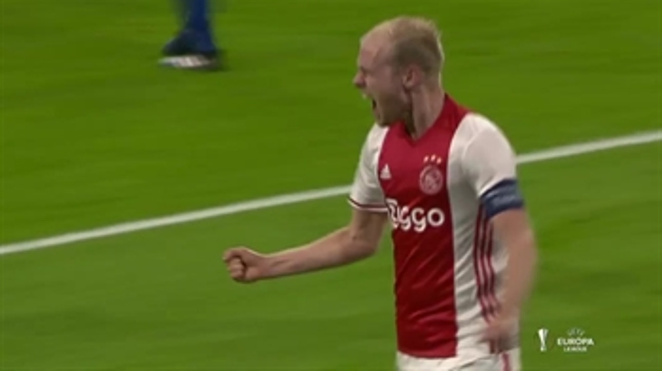 Davy Klaassen nets brace for Ajax​ ' 2016-17 UEFA Europa League Highlights