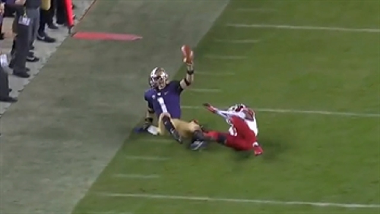 Byron Murphy's second interception of the game seals Pac 12 Championship for Washington