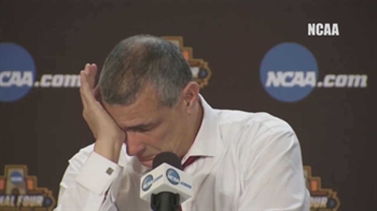 Frank Martin breaks down after Final Four loss to Gonzaga