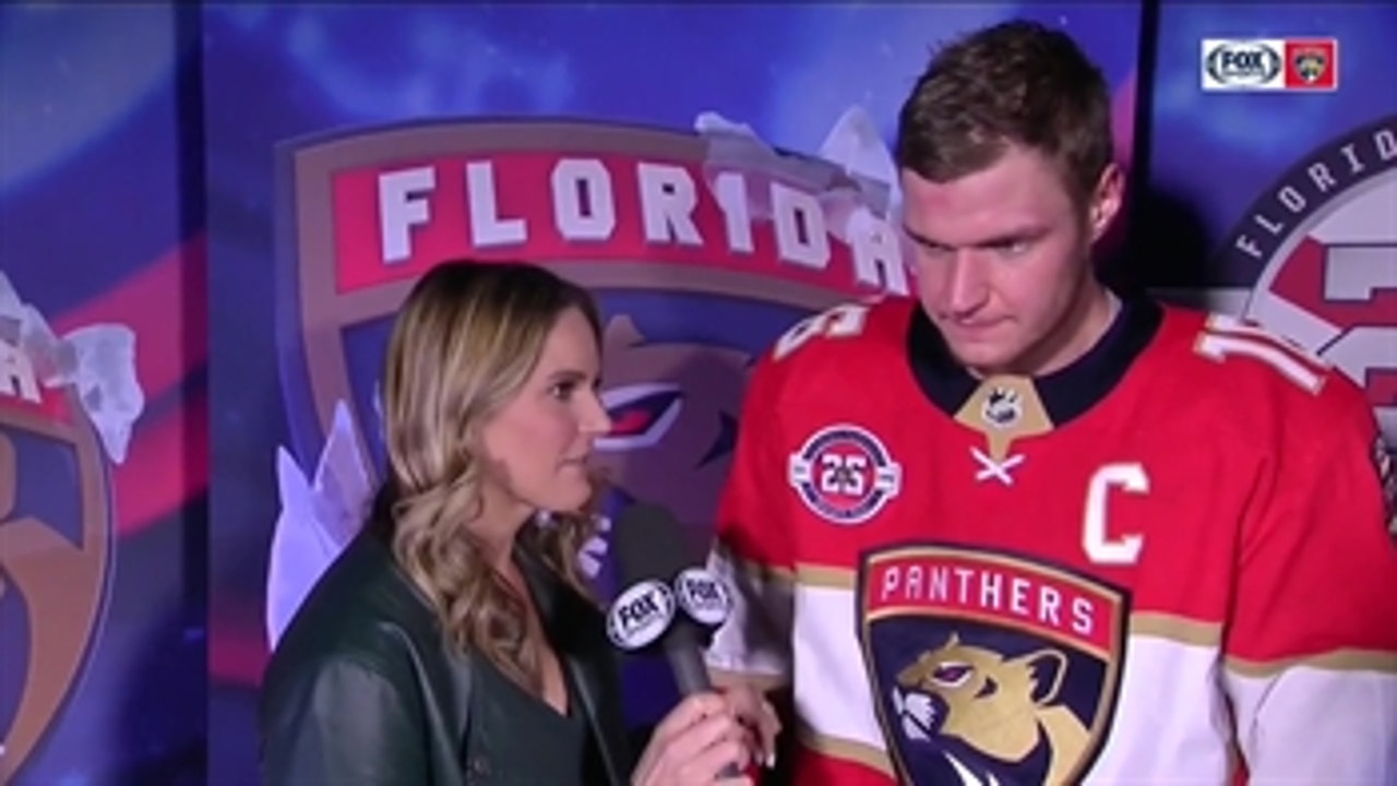 Alexander Barkov highlights Panthers' resilience after win over New Jersey