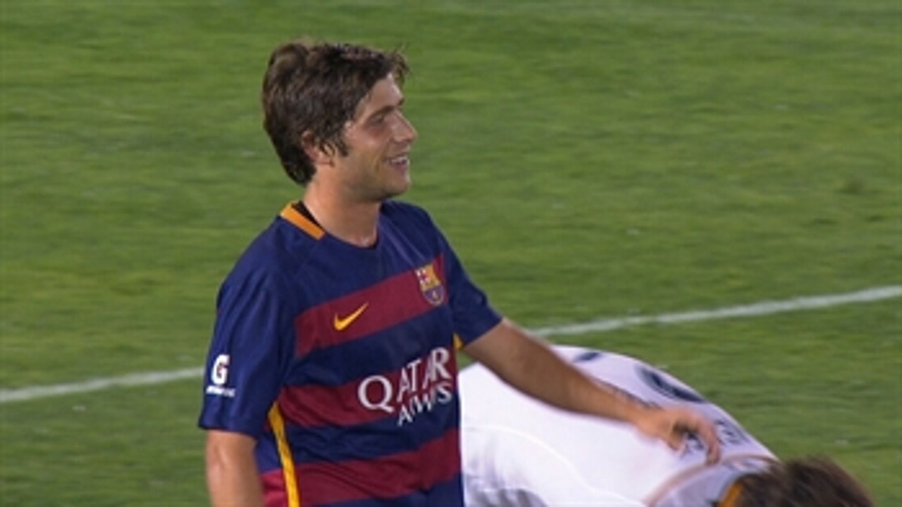 Sergi Roberto doubles Barcelona advantage - 2015 International Champions Cup Highlights