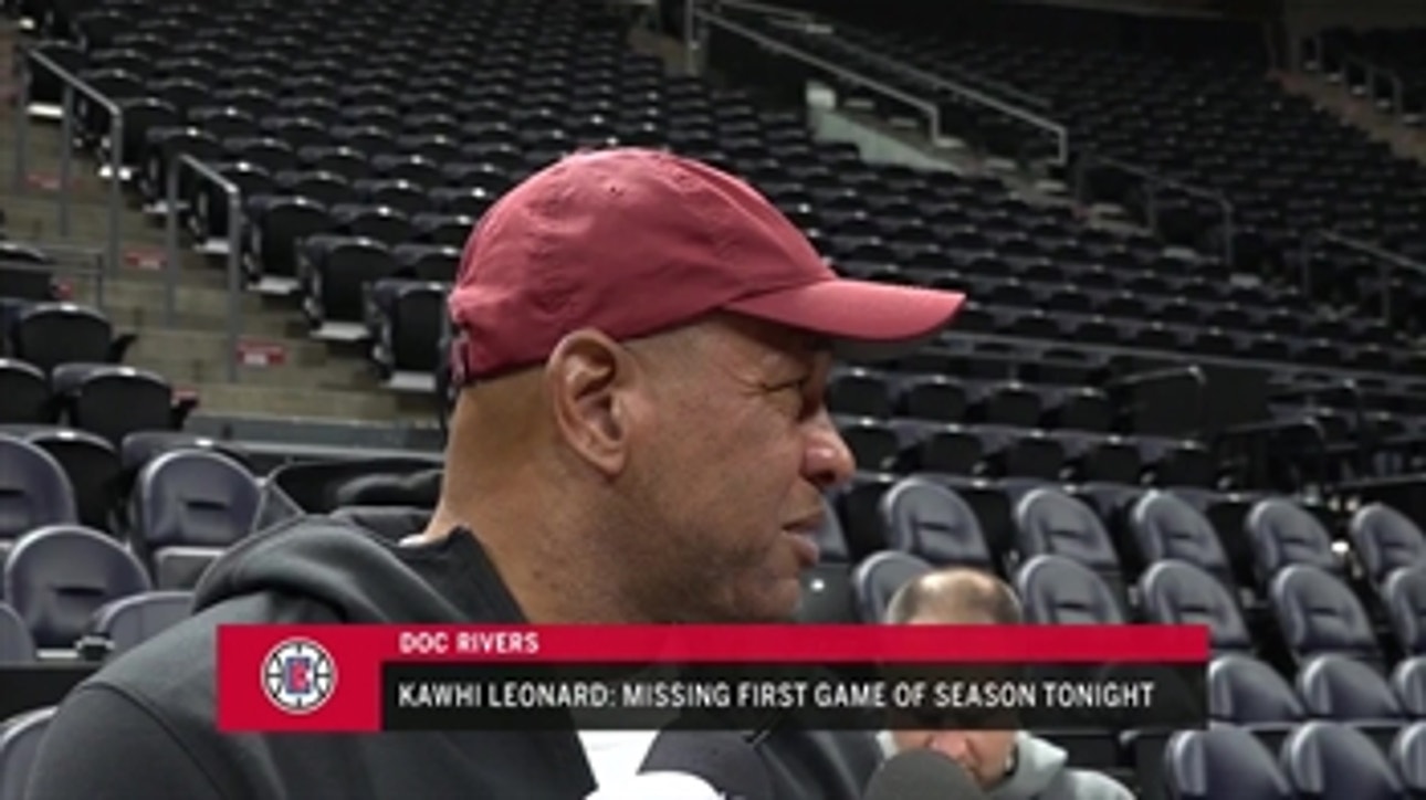 Doc Rivers, Lou Williams on playing without Kawhi Leonard ' Clippers LIVE