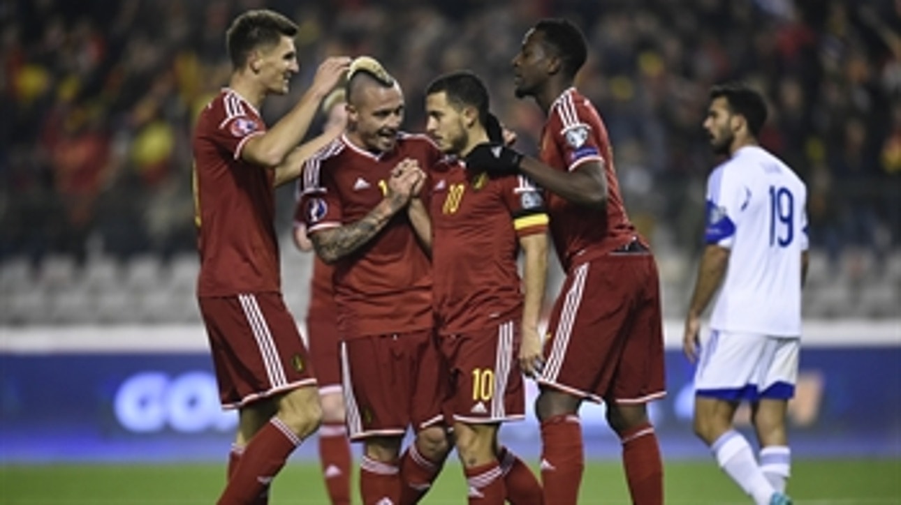Hazard extends Belgium lead over Israel ' Euro 2016 Qualifiers Highlights