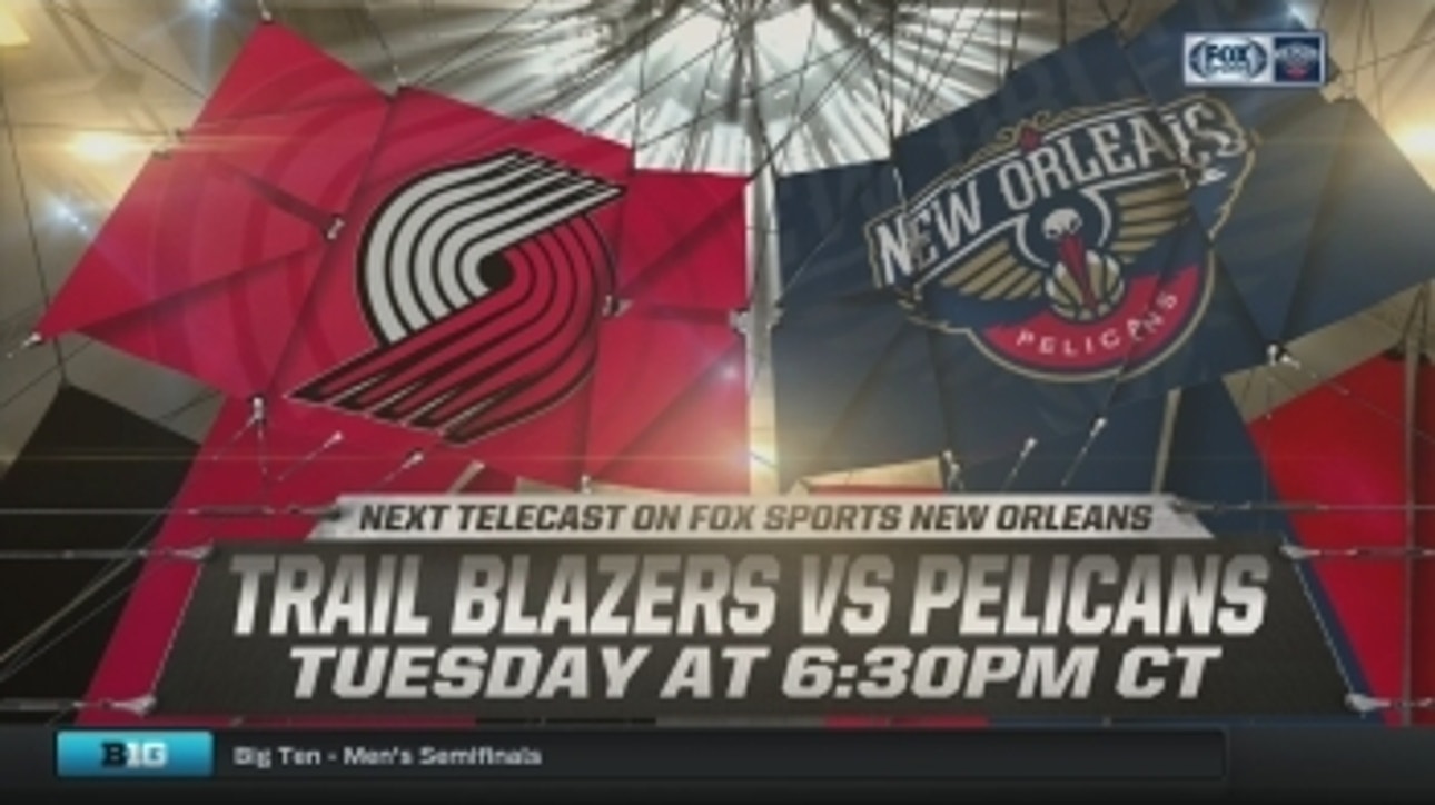 Pelicans Live: New Orleans host Portland
