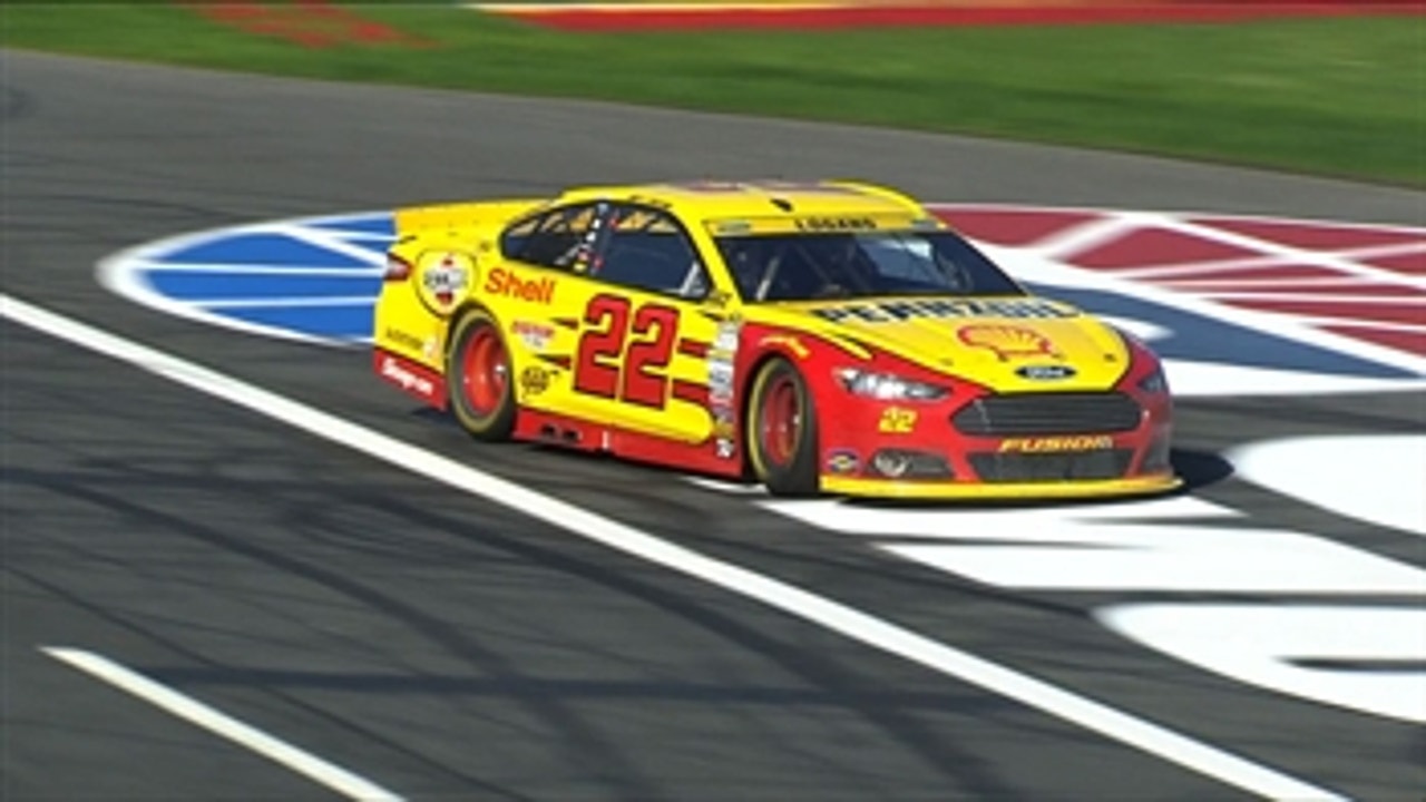 CUP: Joey Logano Advances with Win - Charlotte 2015