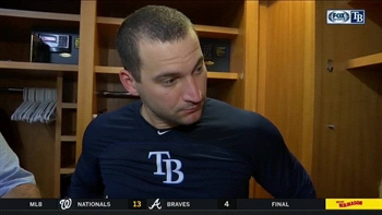 Mike Zunino on balk in 6th: 'I take full responsibility for trying to call time there'
