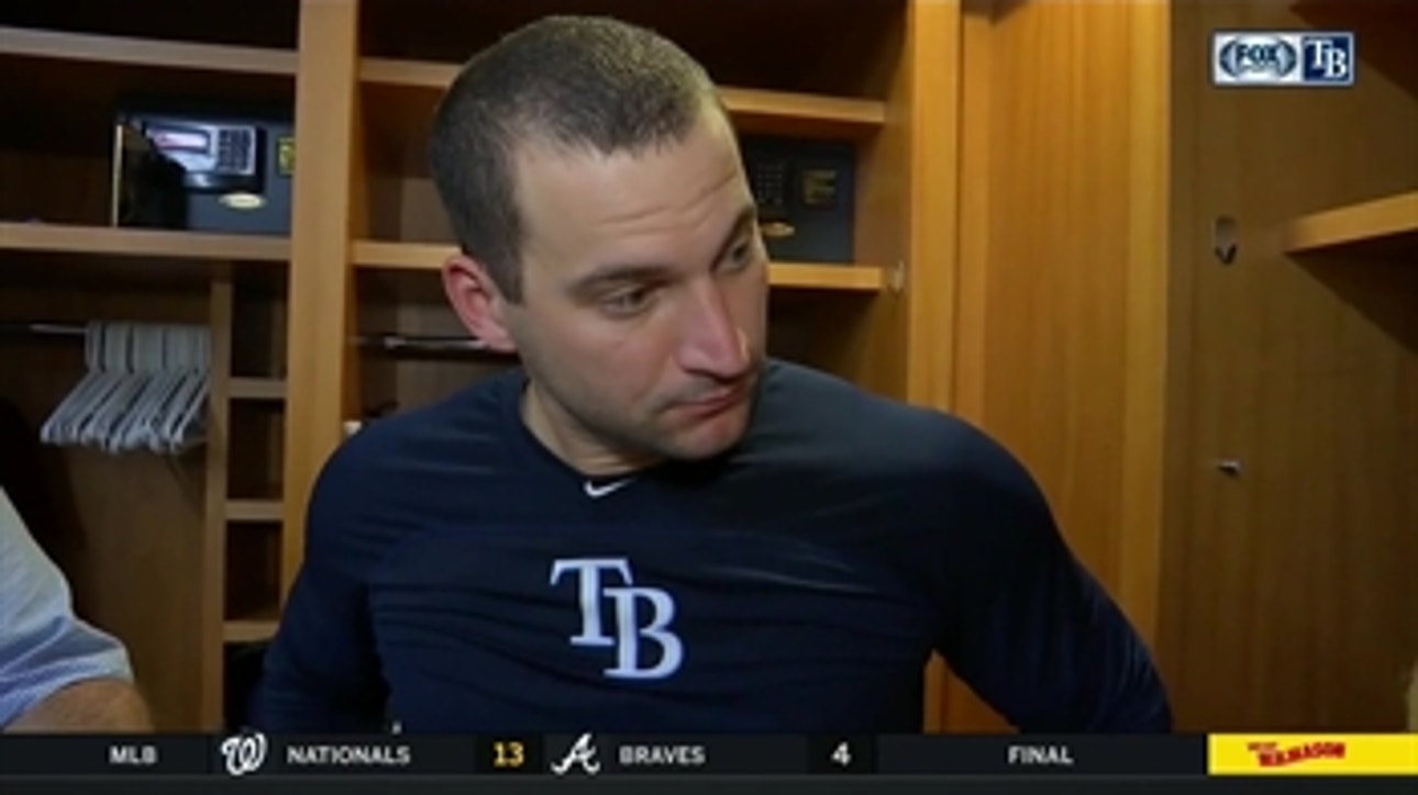 Mike Zunino on balk in 6th: 'I take full responsibility for trying to call time there'