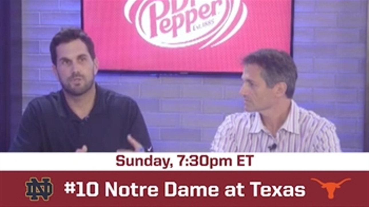 Upset watch: Notre Dame at Texas CFB Week 1 - 'Breaking The Huddle with Joel Klatt'