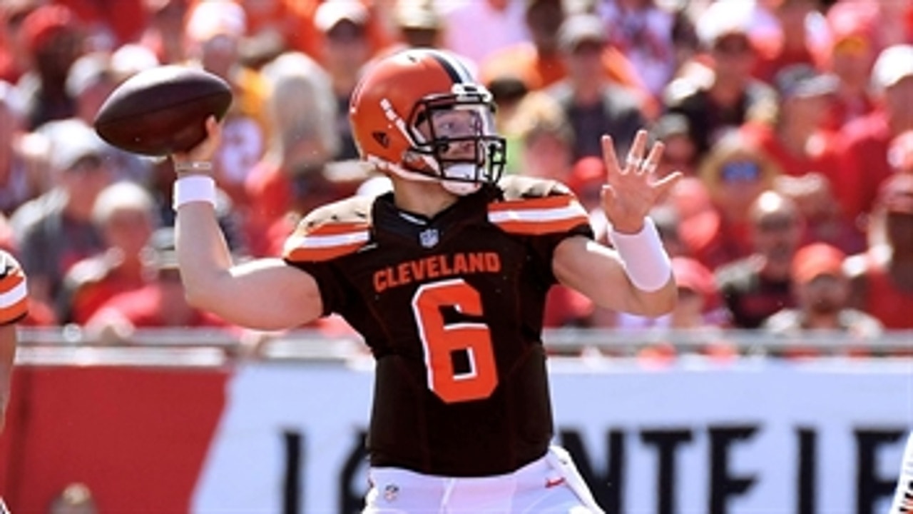 Skip Bayless grades Baker Mayfield's performance in Week 7 loss against the Buccaneers